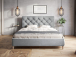 Polsterbett mit Lattenrost 180x200 Tril Grau