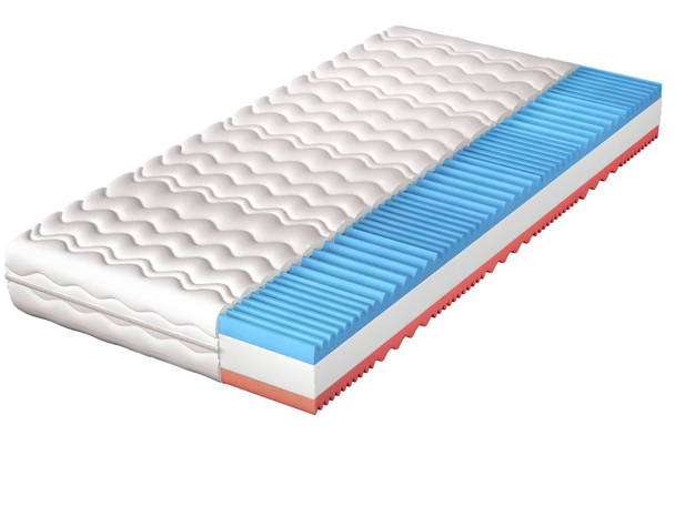 Schaumstoffmatratze mit profiliertem Schaum Nube 120x200