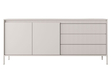Kommode mit Türen und Schubladen 187 cm Sorano Beige