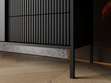 Kommode mit Türen und Schubladen 153 cm Sorano Schwarz