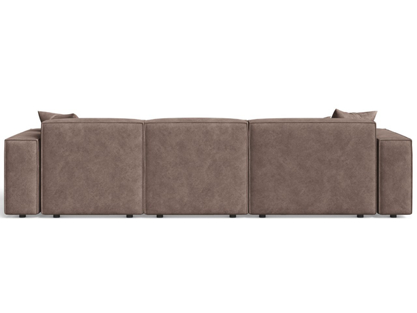 Ecksofa L-Form Links Arizona Braun