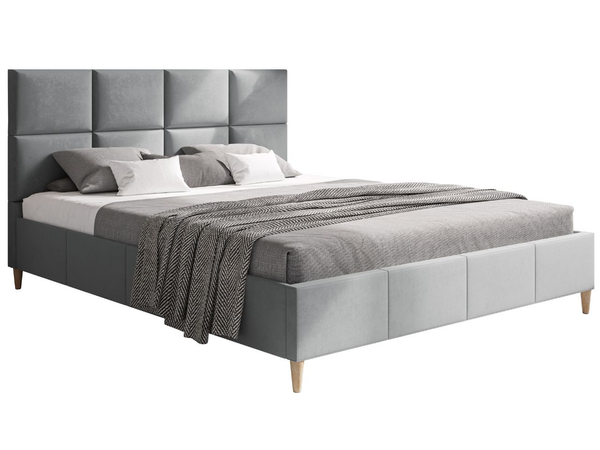 Polsterbett mit Lattenrost 160x200 Luxe Grau