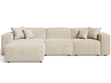 Ecksofa L-Form Links Arizona Beige