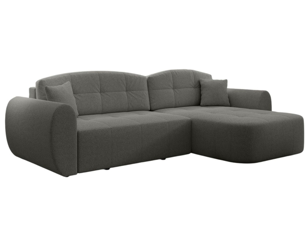 Ecksofa L-Form mit Schlaffunktion und Bettkasten Avessio Grau
