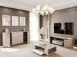 Wohnzimmer-Set im Glamour-Stil Lunelie Kaschmir