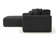 Ecksofa L-Form Links Moderne Ecksofa Leni Schwarz