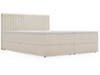 Boxspringbett mit Bettkasten 140x200 Marbella Beige