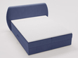 Boxspringbett mit Bettkasten 120x200 Bogota Dunkelblau
