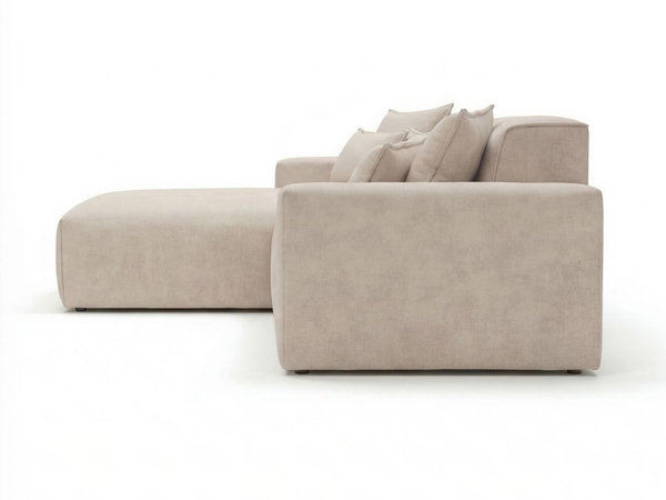 Ecksofa L-Form Links Moderne Ecksofa Leni Beige