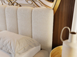 Polsterbett mit Bettkasten und Lattenrost 140x200 Cloud Bouclé-Stoff Beige