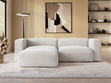 Ecksofa L-Form Links Moderne Cord Ecksofa Landi Hellbeige