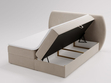 Boxspringbett mit Bettkasten 160x200 Bogota Beige