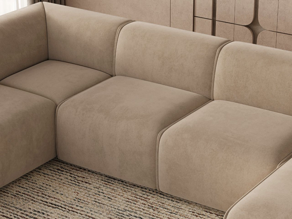 Wohnlandschaft Links Belluno Beige