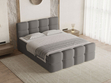 Boxspringbett mit Bettkasten 120x200 Rivon Grau