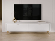 TV-Lowboard mit Türen 200 cm Latina Weiß