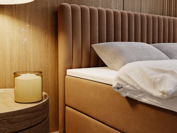 Boxspringbett mit Bettkasten 180x200 Marbella Braun