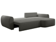 Ecksofa L-Form mit Schlaffunktion und Bettkasten Avessio Grau