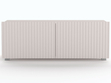 Set mit zwei TV-Lowboard mit Türen 100 cm Kioto Cashmere