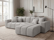 Ecksofa L-Form Rechts Nork Grau