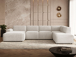 Wohnlandschaft Rechts Belluno Hellbeige