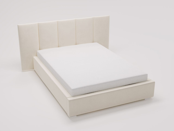 Polsterbett mit Bettkasten und Lattenrost 160x200 Lizbona Braun