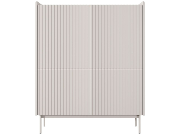 Türkommode Abios Beige, Scandi Eiche