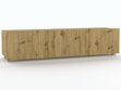 TV-Lowboard mit Türen 150 cm Kioto Artisan Eiche