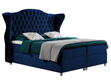 Boxspringbett mit Bettkasten 180x200 Kate Dunkelblau