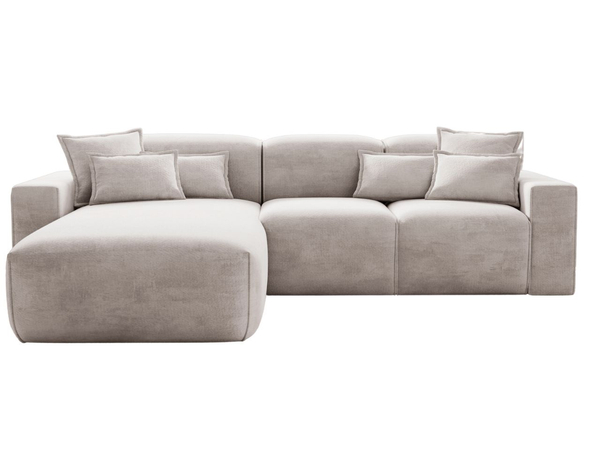 Ecksofa L-Form Links Moderne Ecksofa Leni Hellgrau