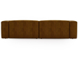 Ecksofa L-Form Rechts Moderne Cord Ecksofa Landi Honigfarben