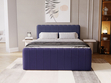 Boxspringbett mit Bettkasten 120x200 Osteno Dunkelblau