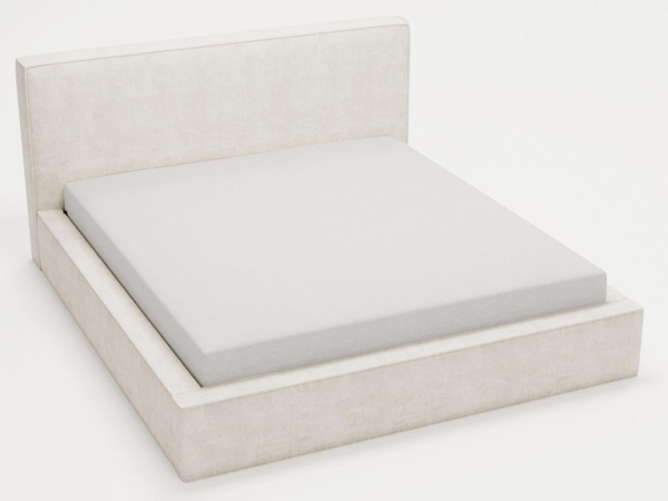 Polsterbett mit Bettkasten und Lattenrost 160x200 Monaco Creme