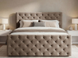 Boxspringbett mit Bettkasten 120x200 Montego Braun