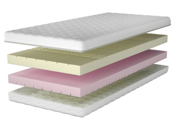 Schaumstoffmatratze mit 7-Zonen-Polyurethanschaum Ovelo 70x200