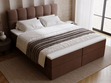 Boxspringbett mit Bettkasten 200x200 Maison Braun