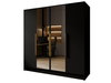 200 cm \ Schwarz \ Gold