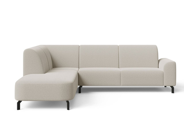 Ecksofa L-Form Links Regento Bouclé-Stoff Beige