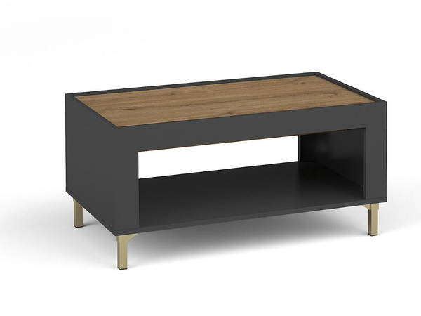 Set für Wohnzimmer Messina Schwarz