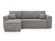 Modernes Ecksofa mit Schlaffunktion und Stauraum Prato L  Grau
