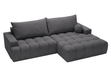 Ecksofa L-Form mit Schlaffunktion und Bettkasten Havi Rechts Graphit