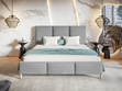 Polsterbett mit Lattenrost 180x200 Trio Grau