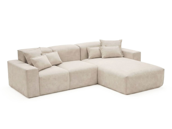 Ecksofa L-Form Rechts Moderne Ecksofa Leni Beige
