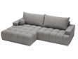 Ecksofa L-Form mit Schlaffunktion und Bettkasten Havi Links Grau