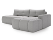 Ecksofa L-Form Rechts mit Schlaffunktion und Bettkasten Montero Grau