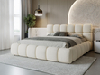 Polsterbett mit Bettkasten und Lattenrost 180x200 Modo Beige