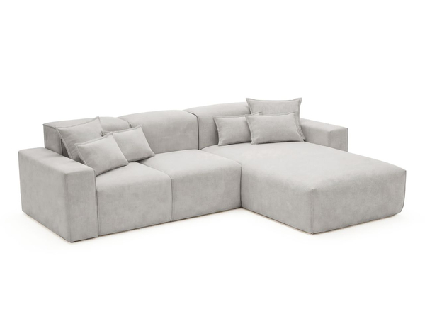 Ecksofa L-Form Rechts Moderne Ecksofa Leni Grau