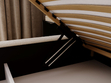 Polsterbett mit Bettkasten und Lattenrost 200x200 Palermo Creme