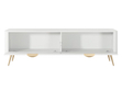 TV-Lowboard mit Türen 163 cm Latina Weiß