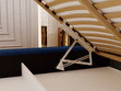 Polsterbett mit Bettkasten und Lattenrost 180x200 Barbados Blau