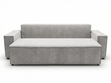 Schlafsofa mit Bettfunktion und Bettkasten Sivra Hellgrau